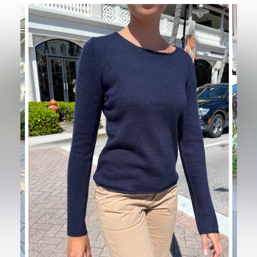 Brandy Melville Stella Sweater Navy